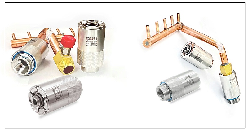 格雷希尔G60C快速接头：空调铜管高压测试的密封解决方案