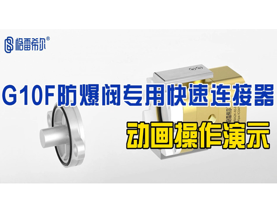 G10F防爆阀专用快速连接器-动画操作