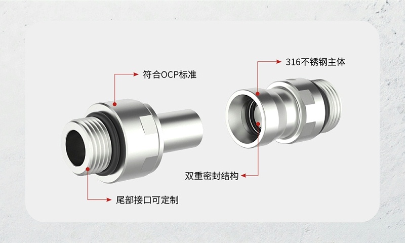 格雷希尔C71系列UQDB液冷接头